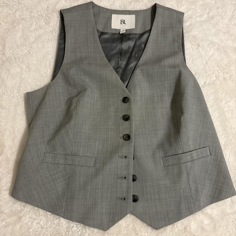 Fitted Suit Vest Banana Republic Size 6